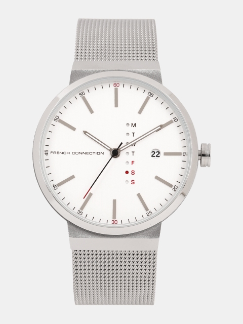 

French Connection Men White Analogue Watch FC1283SM