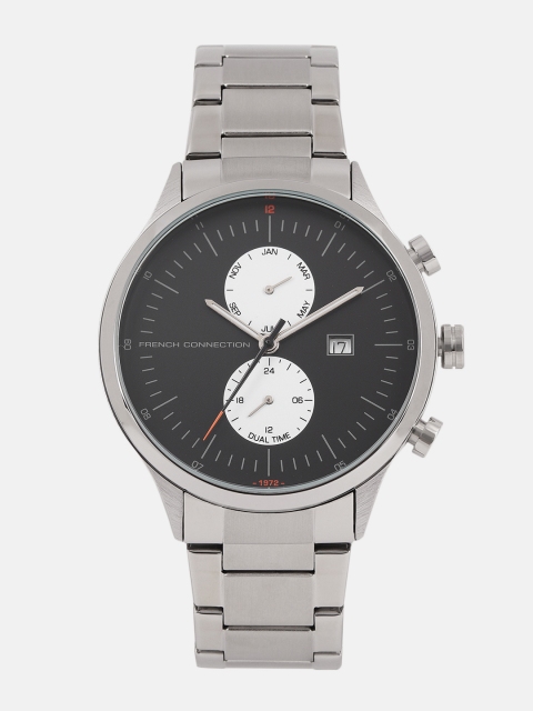 

French Connection Men Black Analogue Watch