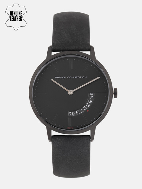 

French Connection Men Black Analogue Watch FC1278BB