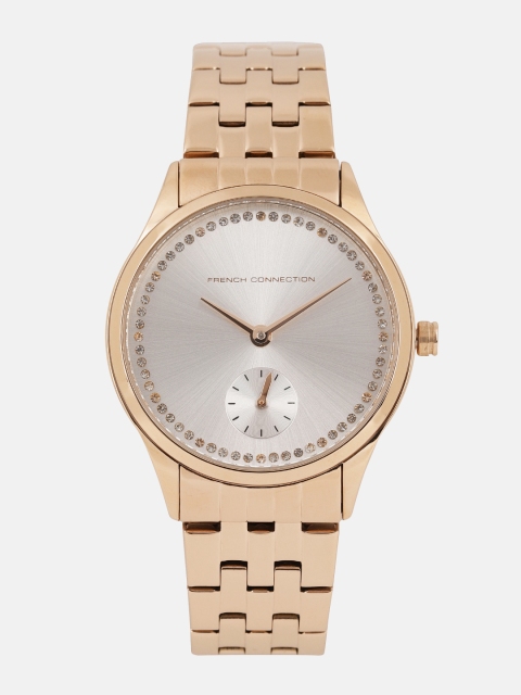 

French Connection Women Silver-Toned Analogue Watch FC1272RGM