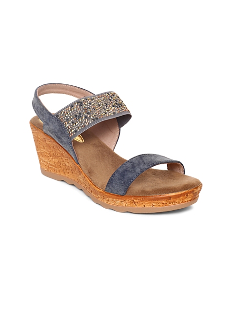 

Catwalk Women Blue Beaded Sandals