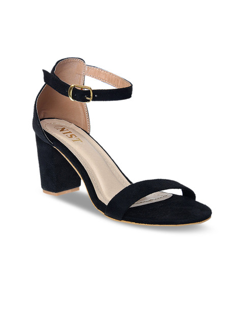 

GNIST Women Black Solid Heels