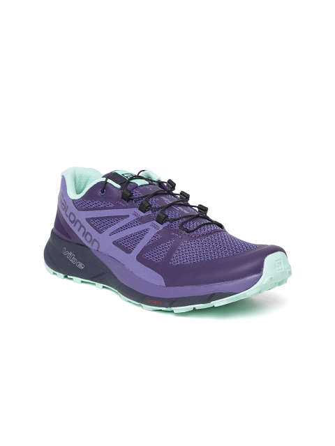 

Salomon Women Purple Sense Ride Parachute Running Shoes