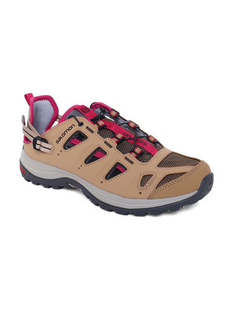 

Salomon Women Brown ELLIPSE CABRIO Tiger Trekking Shoes