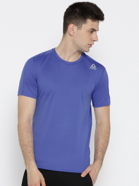 

Reebok Men Blue WOR COMM SS TECH Training T-shirt