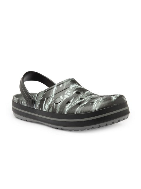 

Crocs Men Black & Grey Clogs