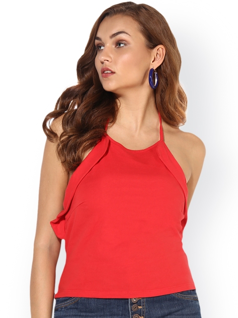 

Heather Hues Women Red Solid Top