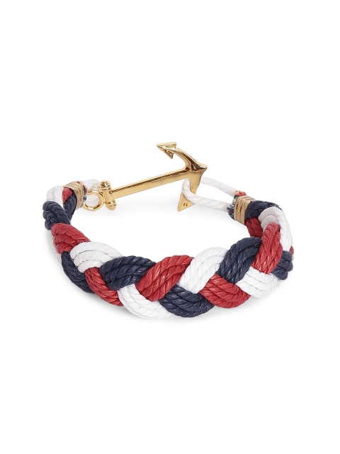 

Alvaro Castagnino Red Fabric Link Bracelet