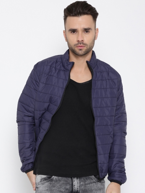 

Flying Machine Men Blue Padded Jacket