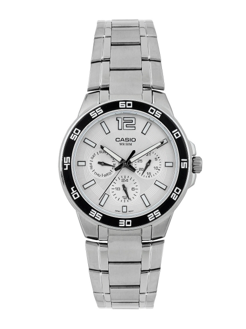 

Casio Enticer Men Silver Analogue Multi-Dial Watch MTP-1300D-7A1VDF-A484