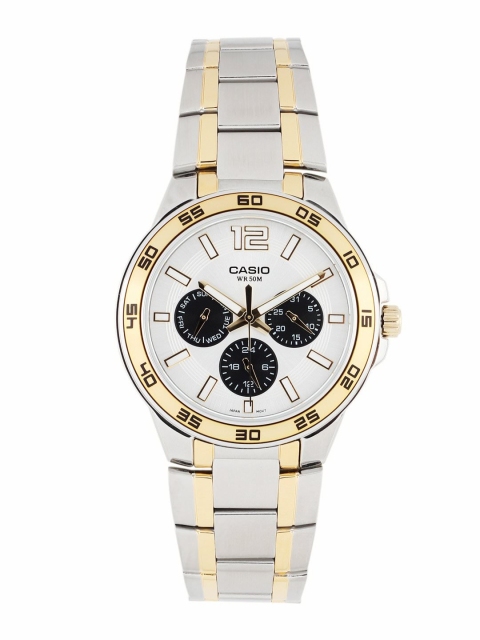 

Casio Enticer Men White Analogue watch A486 MTP-1300SG-7AVDF
