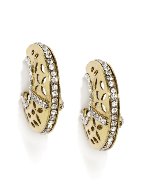

Fida Gold-Toned Semi-Hoop Earrings