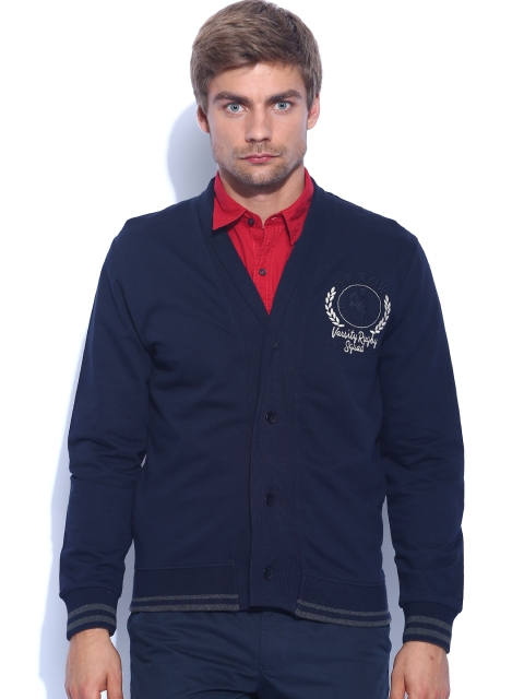 

Arrow Sport Navy Cardigan, Navy blue