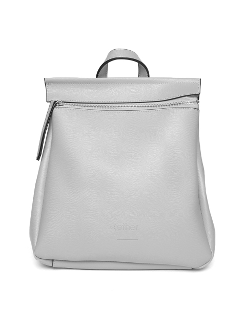 

ether Women Grey Solid Backpack