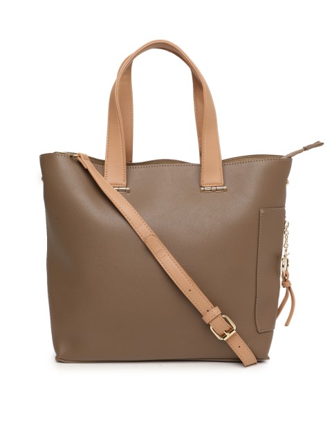 

Mast & Harbour Brown Solid Handheld Bag