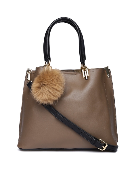

DressBerry Taupe Solid Shoulder Bag