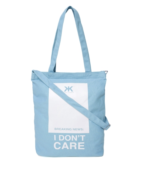 

Kook N Keech Blue Printed Tote Bag