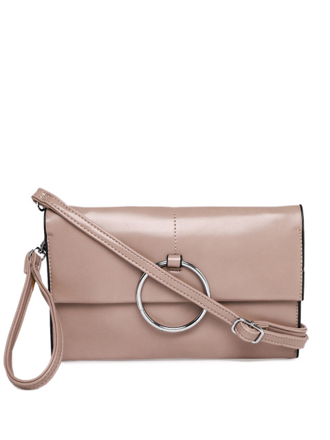 

DressBerry Pink Solid Clutch