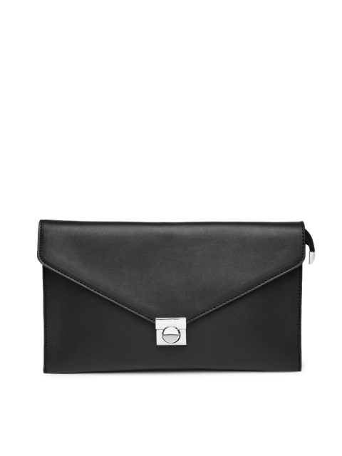 

Roadster Black Solid Clutch