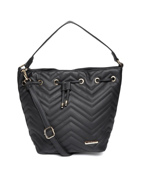 

DressBerry Black Quilted Handheld Bag