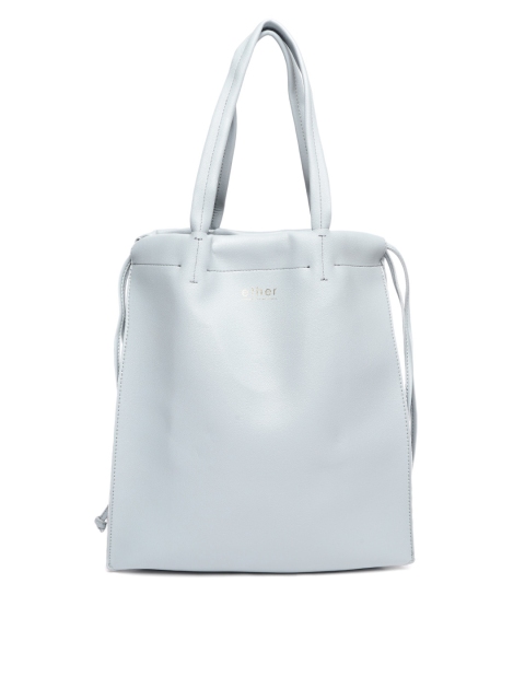 

ether Grey Solid Shoulder Bag