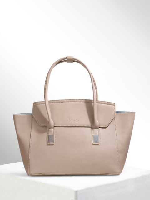 

CORSICA Beige Solid Shoulder Bag