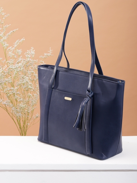 

CORSICA Navy Blue Solid Shoulder Bag
