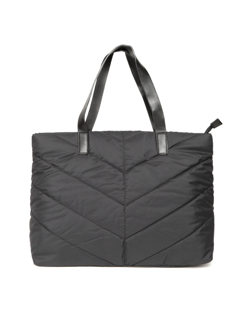 

DressBerry Black Quilted Oversized Shoulder Bag