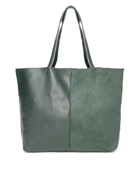 

ether Green Solid Tote Bag