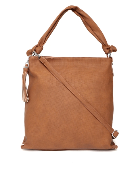 

DressBerry Brown Solid Hobo Bag