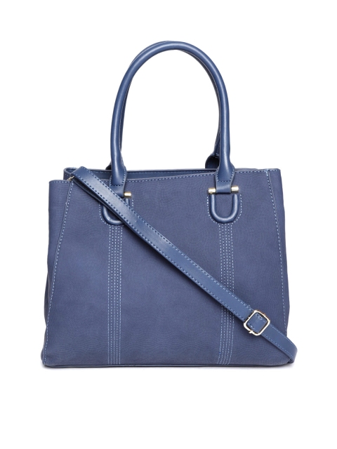 

Mast & Harbour Navy Blue Textured Handheld Bag