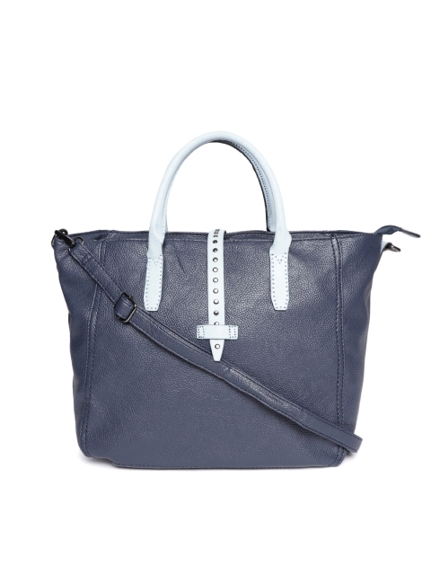 

Roadster Navy Blue Solid Handheld Bag