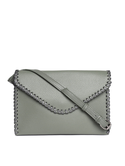 

Roadster Olive Green Solid Clutch