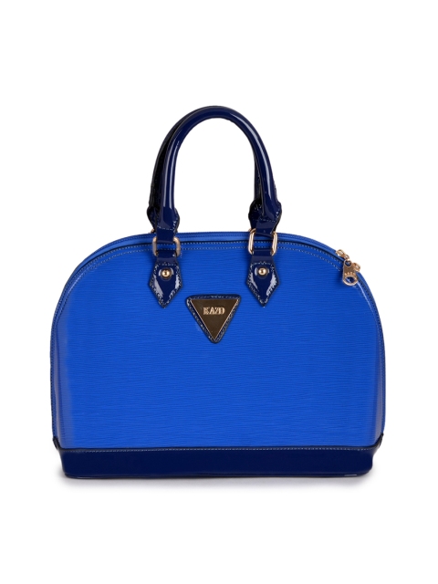 

Kazo Blue Colourblocked Handheld Bag