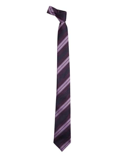 

Alvaro Castagnino Purple Striped Skinny Tie