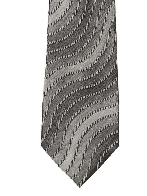 

Alvaro Castagnino Grey Printed Skinny Tie