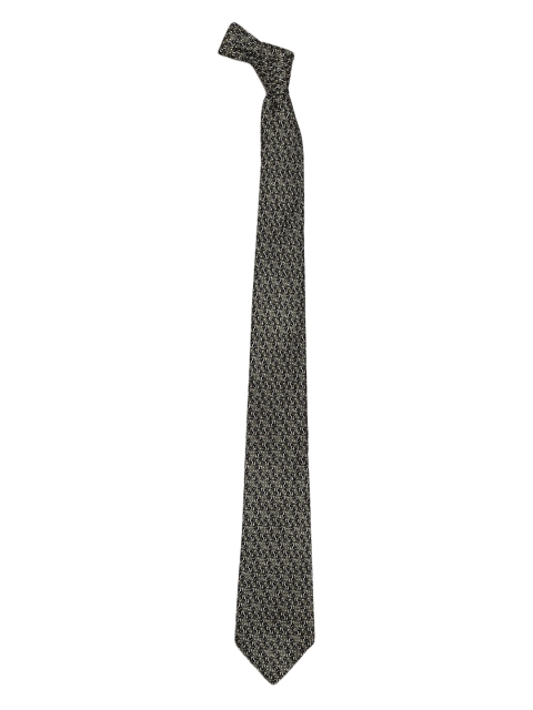 

Alvaro Castagnino Black Printed Skinny Tie