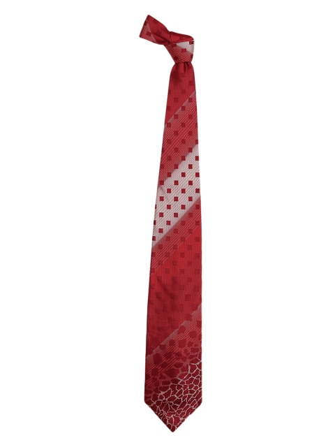 

Alvaro Castagnino Red & Grey Printed Skinny Tie