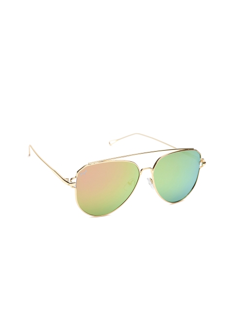 

Floyd Unisex UV Protected Aviator Sunglasses, Gold