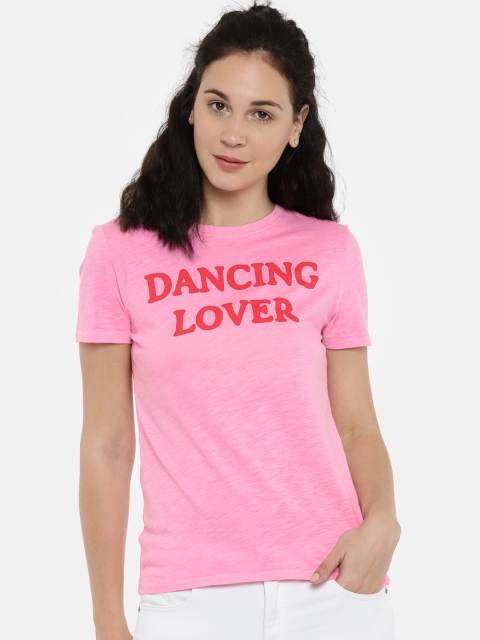 

ONLY Women Pink T-shirt