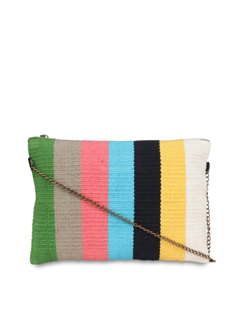

Diwaah Multicoloured Striped Sling Bag, Multi