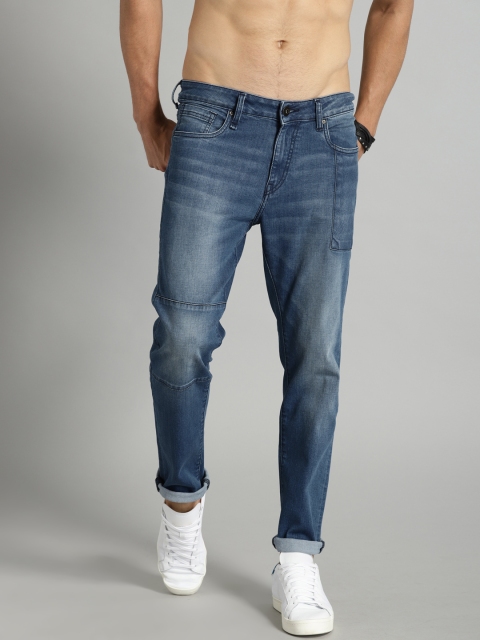 

Roadster Men Blue Tapered Fit Mid-Rise Clean Look Stretchable Jeans