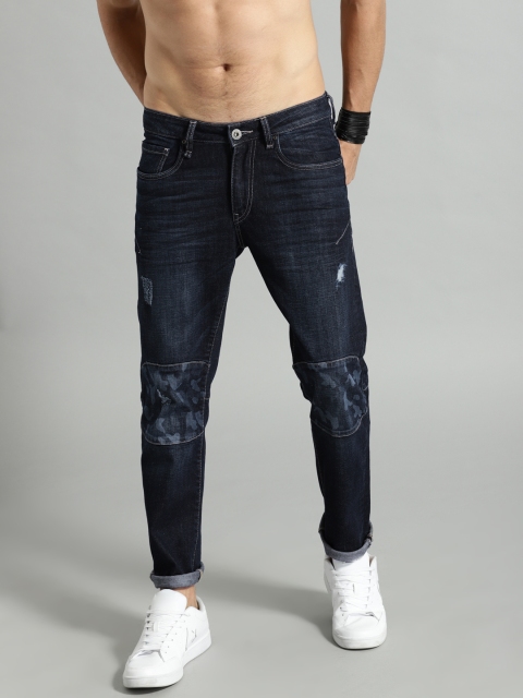 

Roadster Men Blue Slim Fit Mid-Rise Mildly Distressed Stretchable Jeans