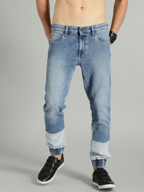 

Roadster Men Blue Jogger Mid-Rise Clean Look Stretchable Jeans