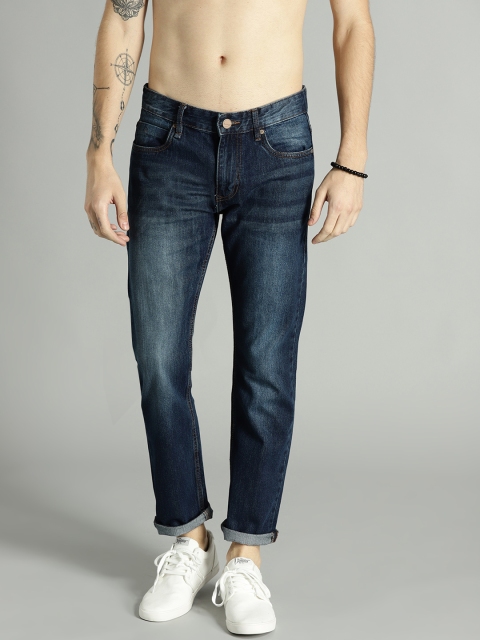 

Roadster Men Blue Skinny Fit Mid-Rise Clean Look Jeans