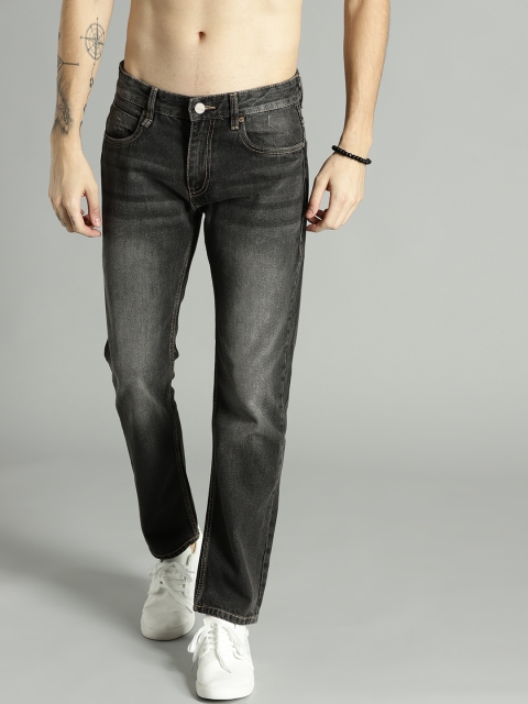 

Roadster Men Charcoal Grey Slim Fit Mid-Rise Clean Look Jeans