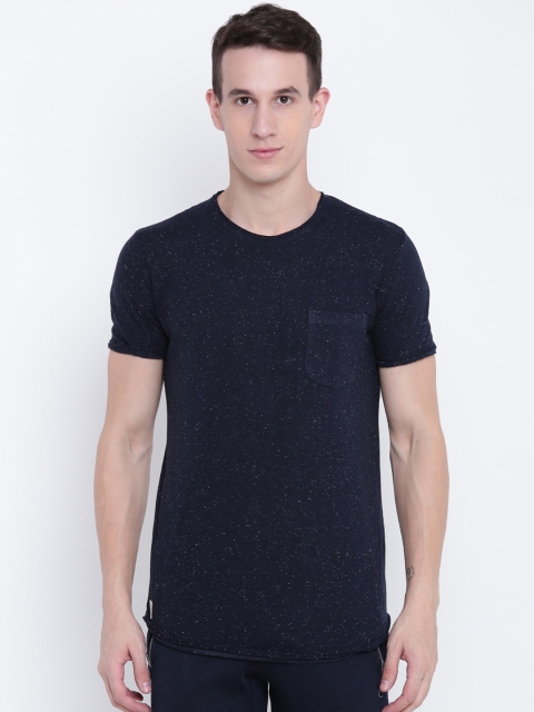 

Sweet Dreams Men Navy Blue Solid Lounge T-shirt MT-185518COM