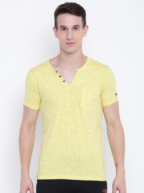 

Sweet Dreams Men Yellow Lounge T-shirt MT-187118COM