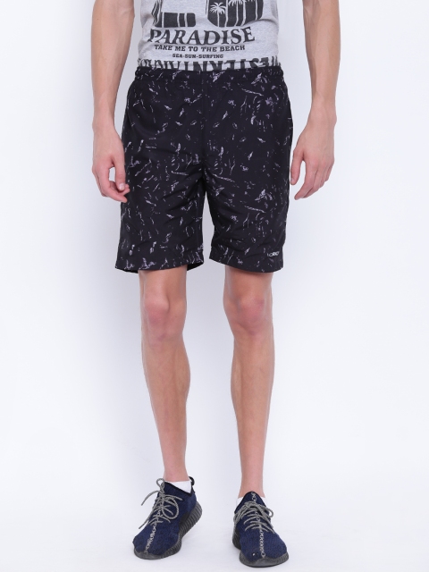 

Sweet Dreams Men Black Printed Regular Fit Sports Shorts