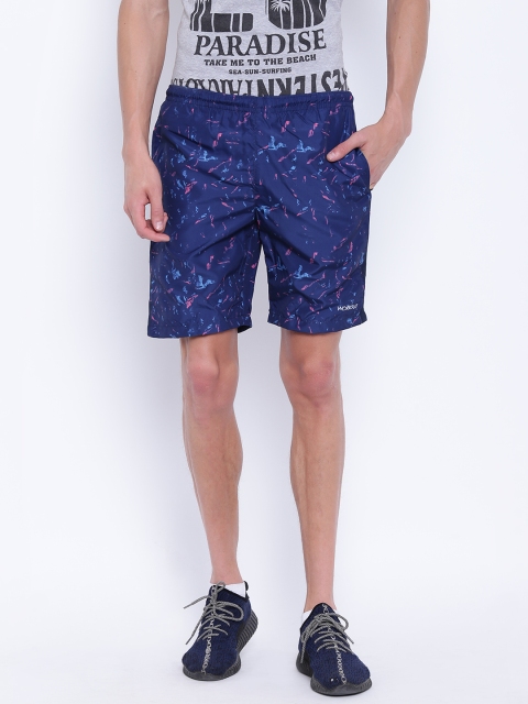 

Sweet Dreams Men Navy Blue Printed Regular Fit Sports Shorts